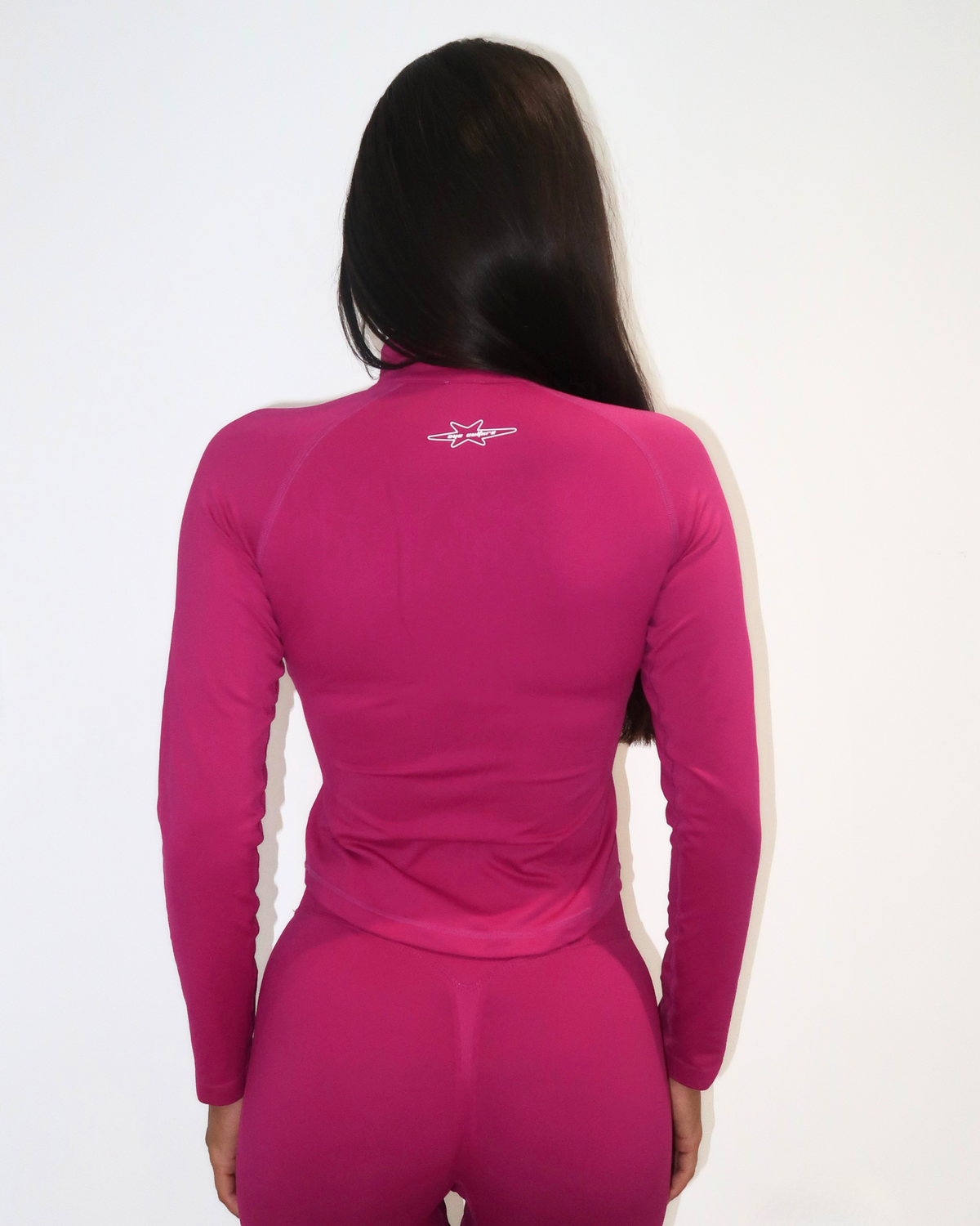 Form Zip Longsleeve jacket - Raspberry