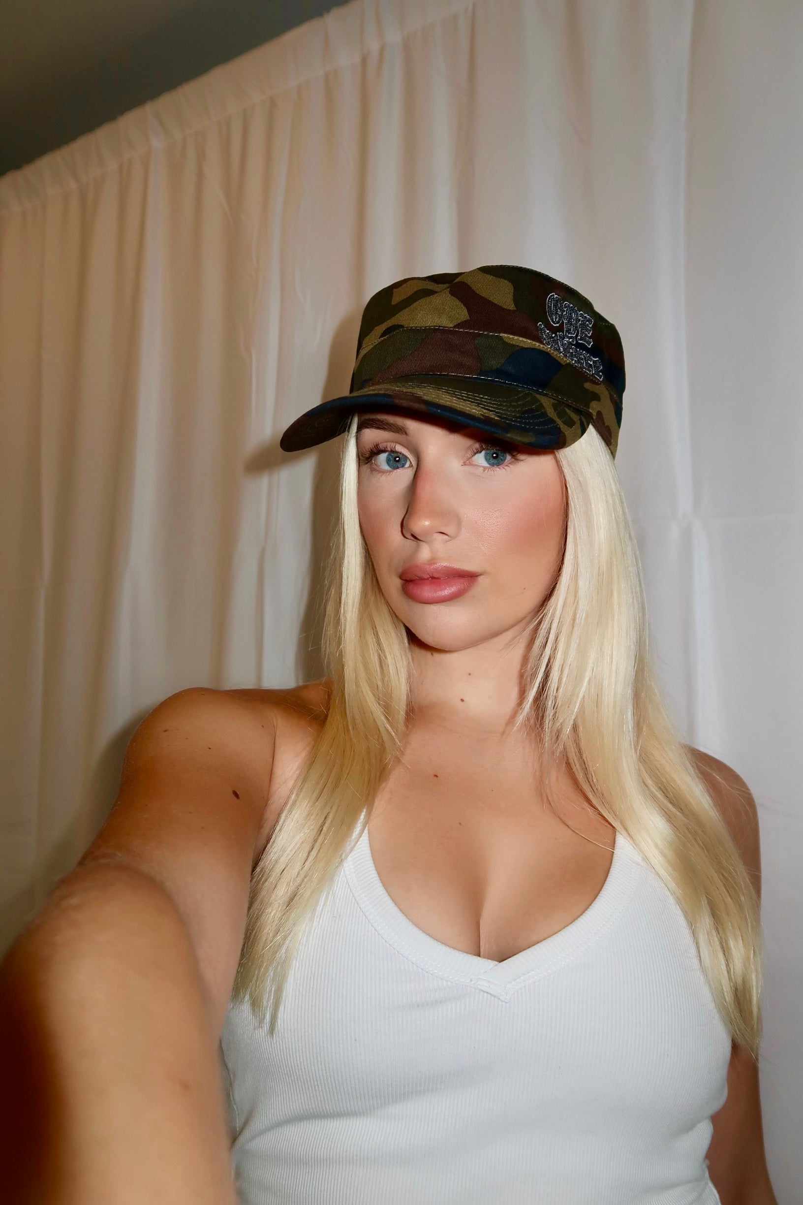 Grey camo cadet cap by OYE CULTXRE