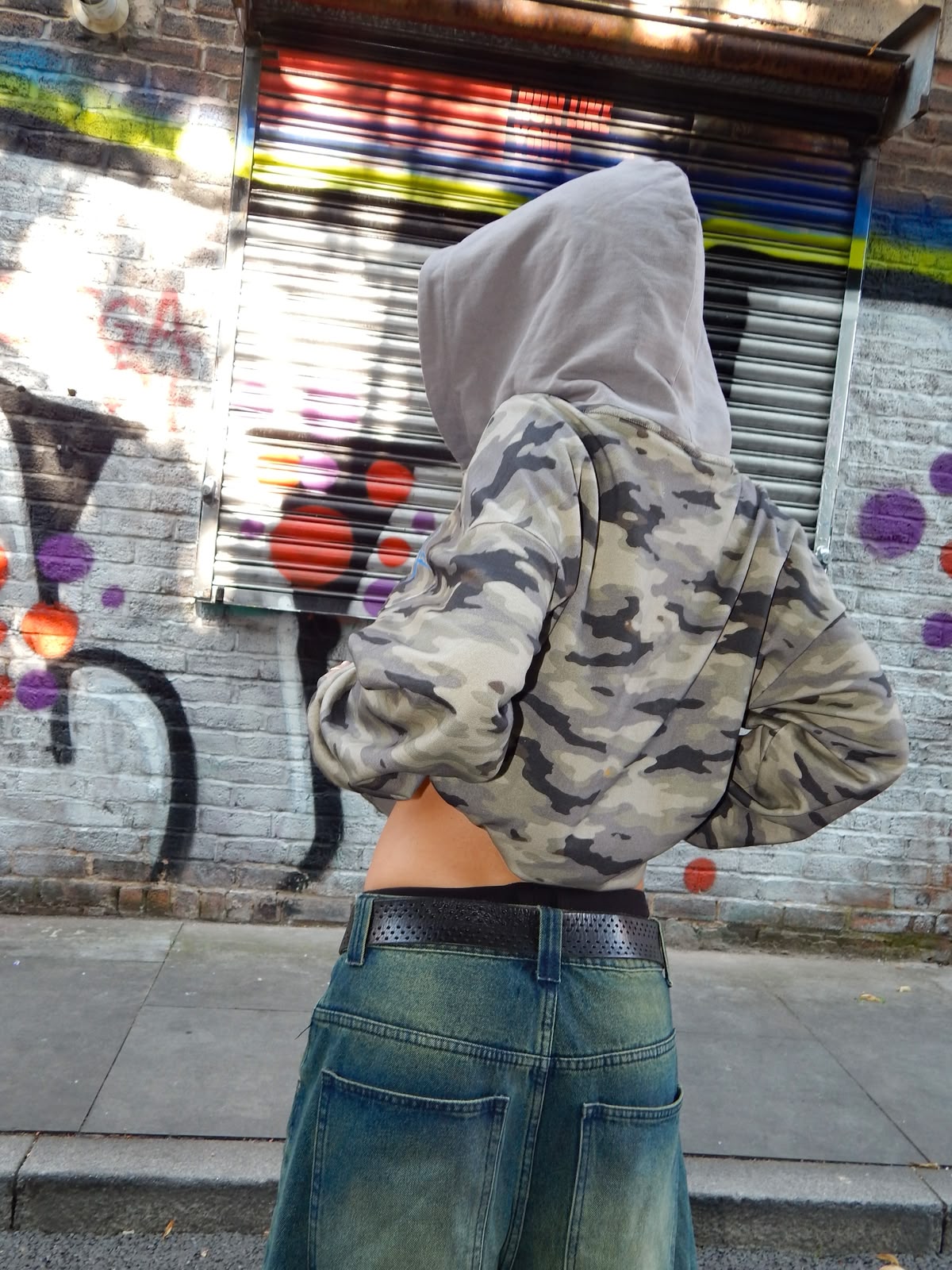 CAMO KITTY ZIP UP