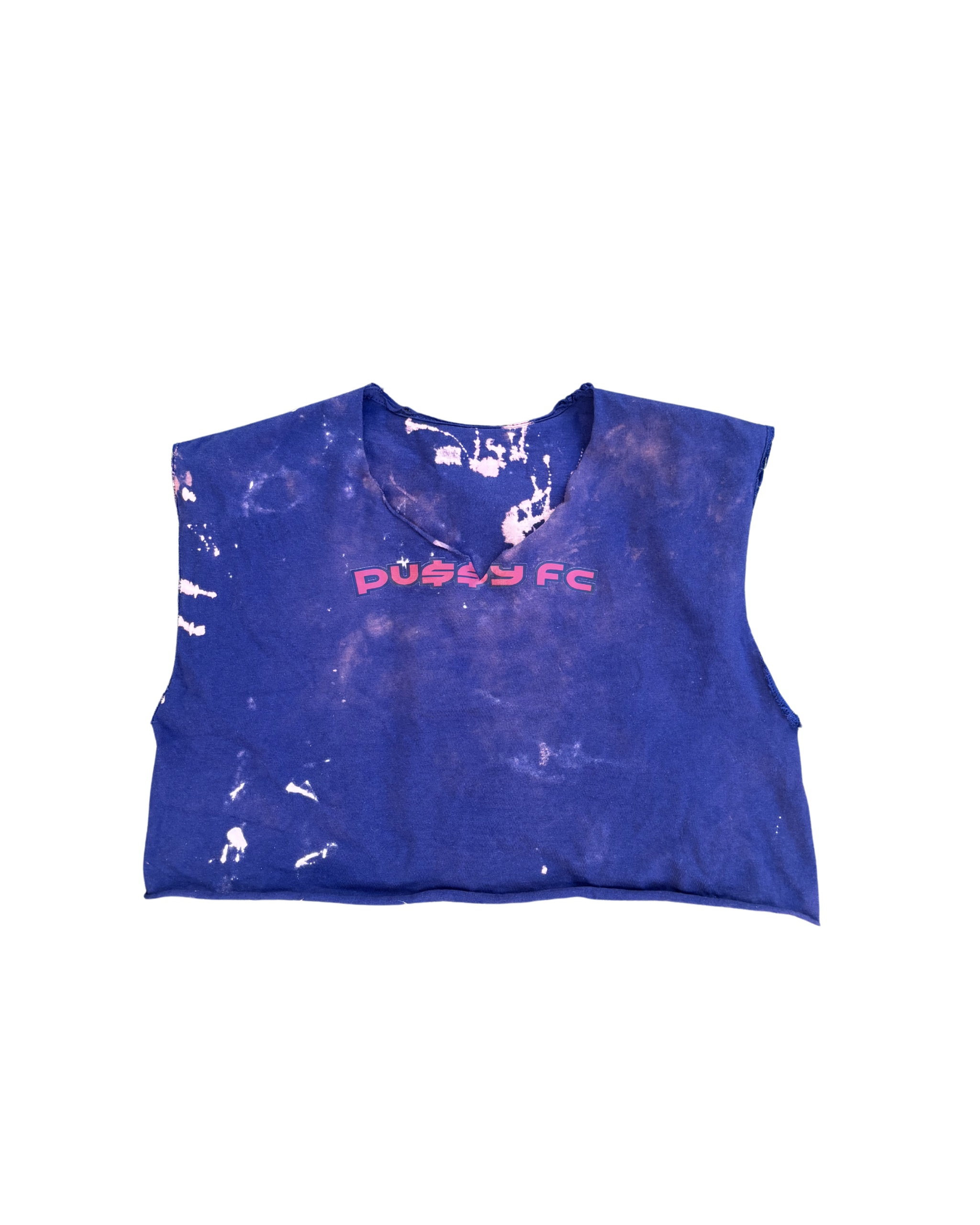 OYE REWORKED FC™ NAVY TEE BLEACHED