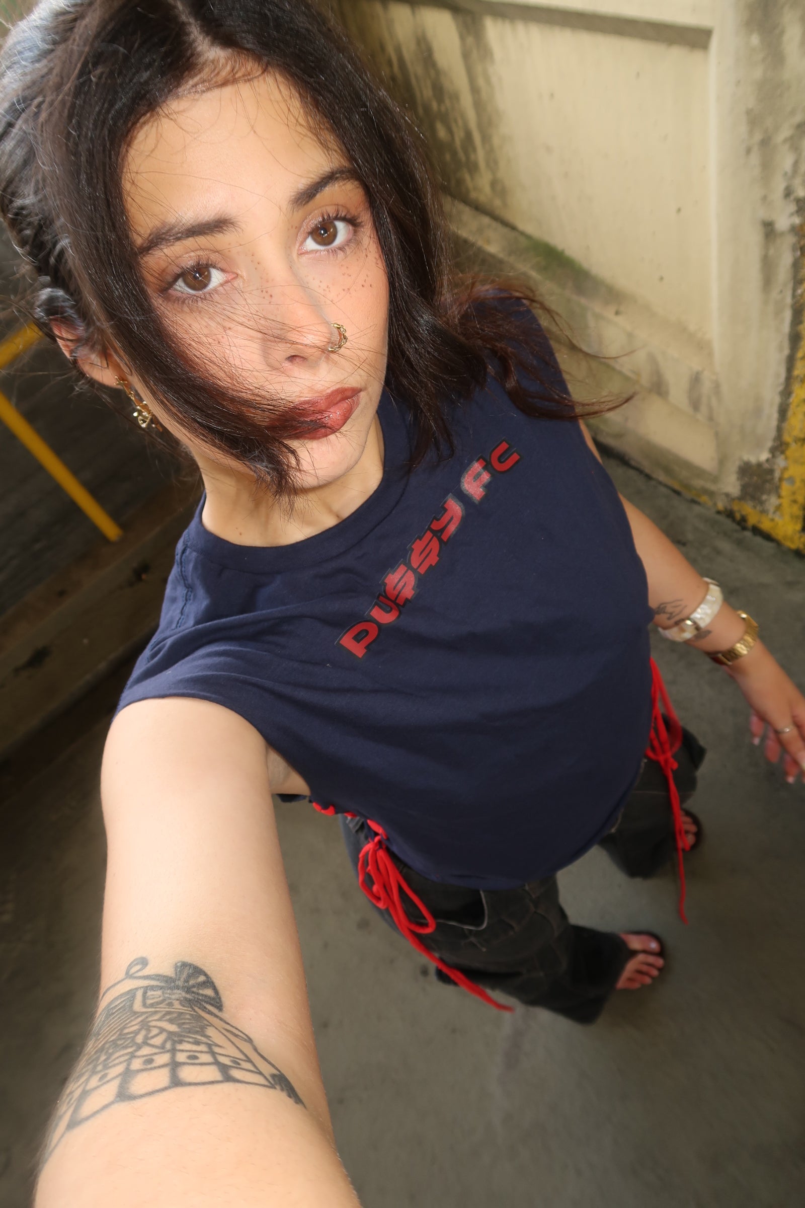 OYE REWORKED FC™ NAVY TEE LACED