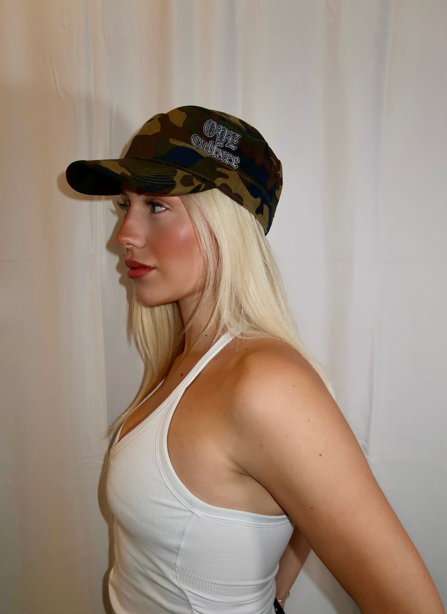 Grey camo cadet cap by OYE CULTXRE
